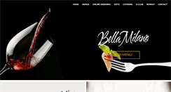 Desktop Screenshot of bellamilanos.com