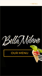 Mobile Screenshot of bellamilanos.com